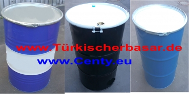 Lidded barrel 200L metal barrel empty steel barrel fire barrel bar table metal barrel barrel sheet metal barrel bar table oil barrel