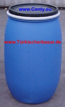 200L barrel lidded barrel rain barrel lid sealing rubber tension ring feeding barrel plastic barrel round barrel standing barrel rain barrel wide neck barrel