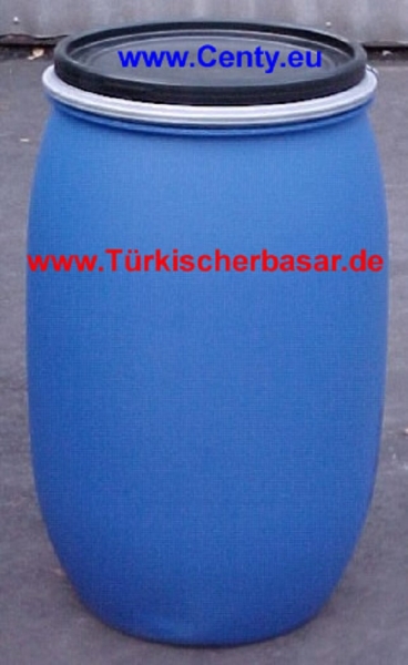 200L barrel lidded barrel rain barrel lid sealing rubber tension ring feeding barrel plastic barrel round barrel standing barrel rain barrel wide neck barrel