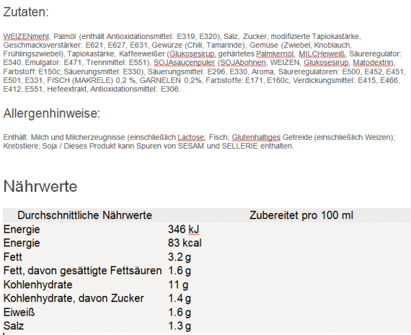 From 0,60 EUR Per Piece